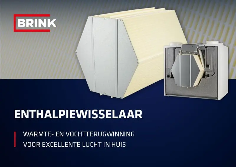 Enthalpiewisselaar werking
