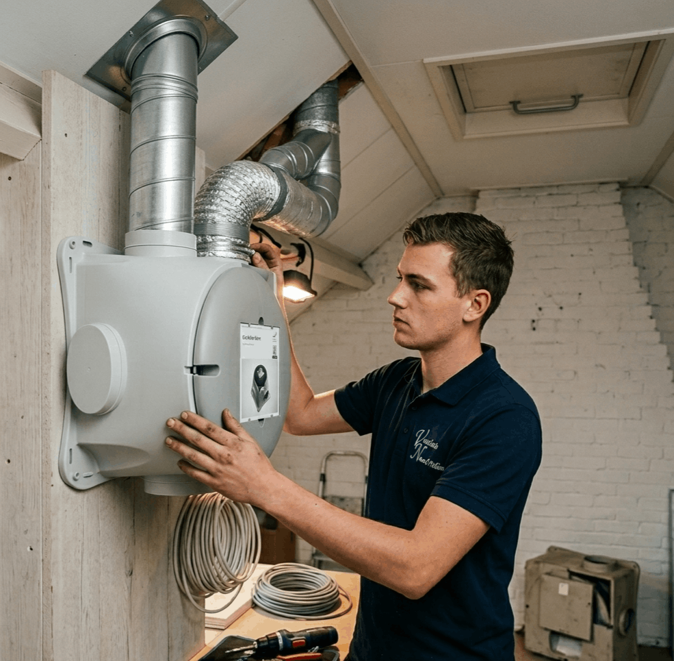 Ventilatiebox vervangen in Noord-Holland
Geniet van een stille en energiezuinige ventilatiebox en verbeter het binnenklimaat in uw woning.
