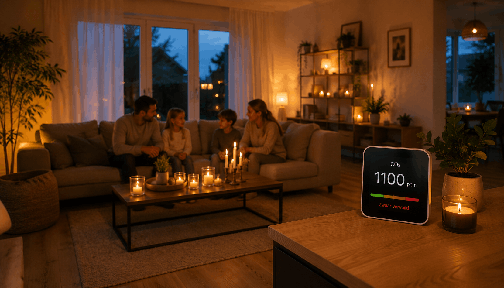 Fijnstof door kaarsen in huis
Zo ventileert u de vervuiling van kaarsen af