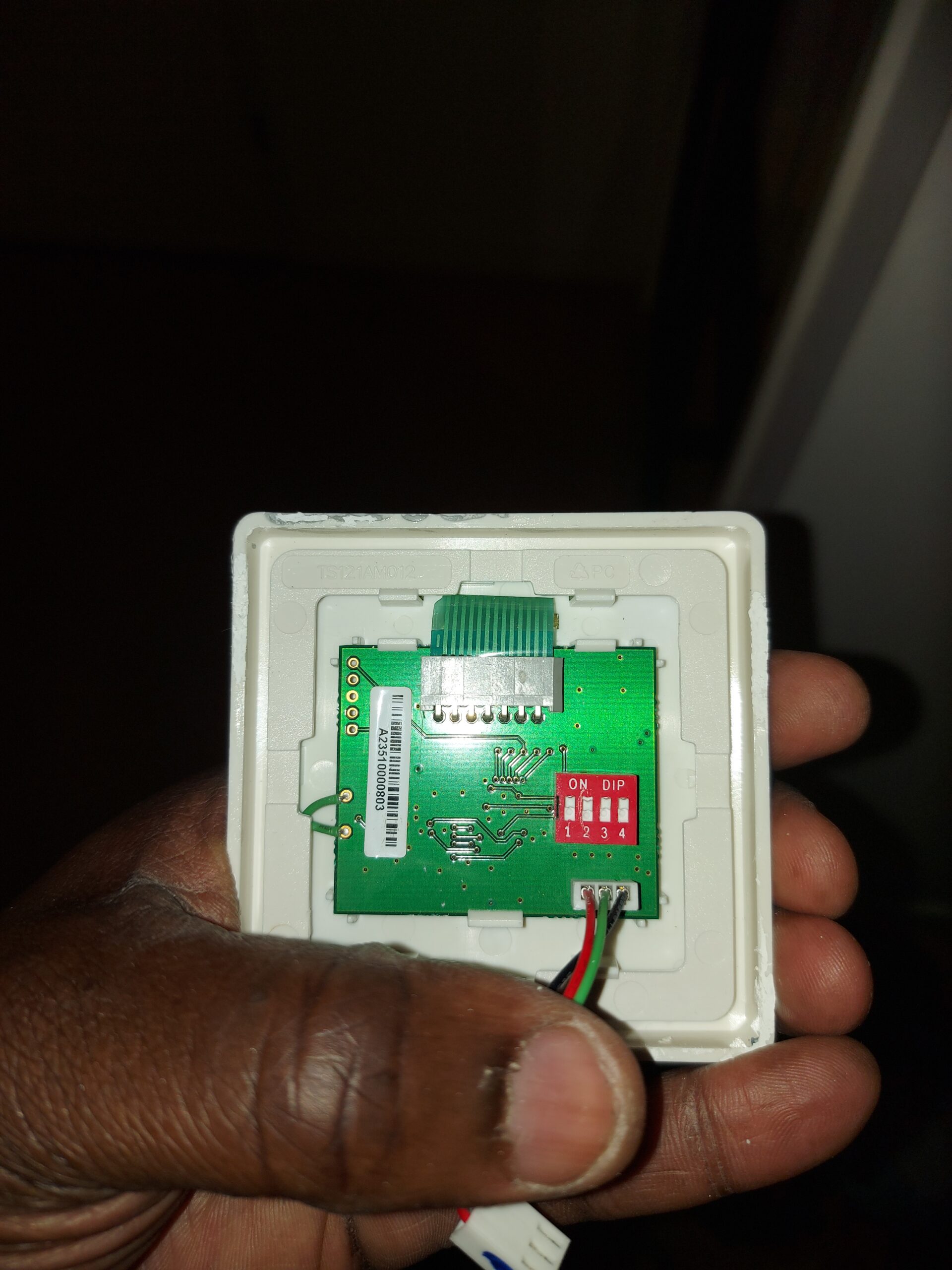 Technische afstelling luchttoevoer