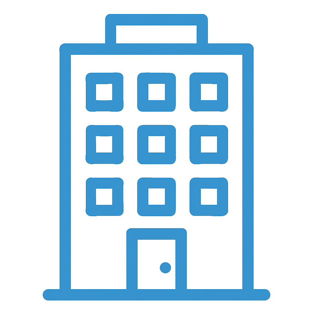 icoon appartementencomplex ventilatie