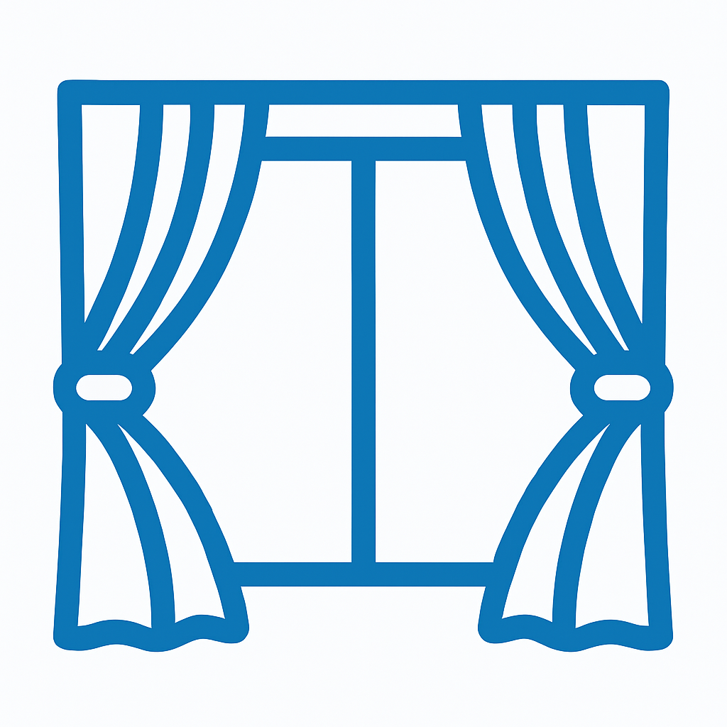 icoon gordijnen en ventilatie