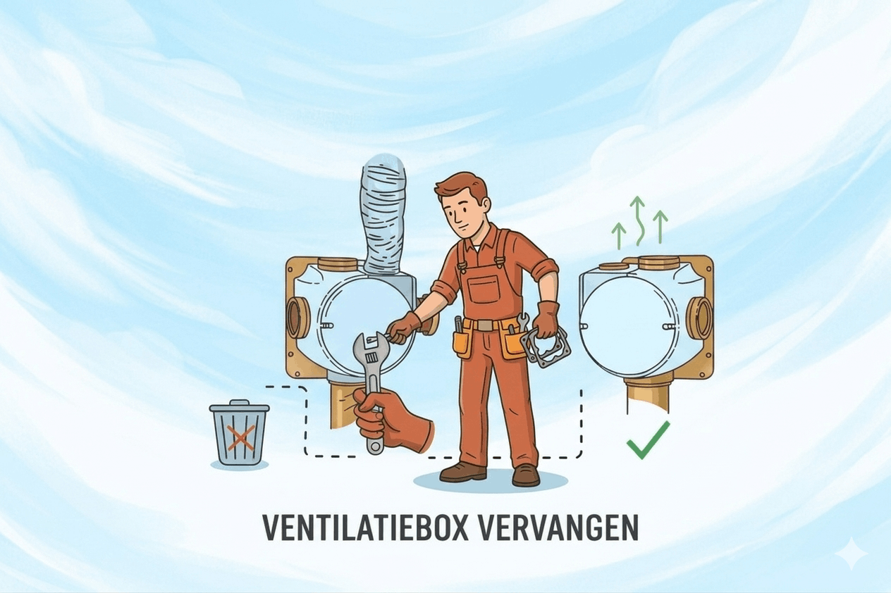 Ventilatiebox vervangen Noord-Holland