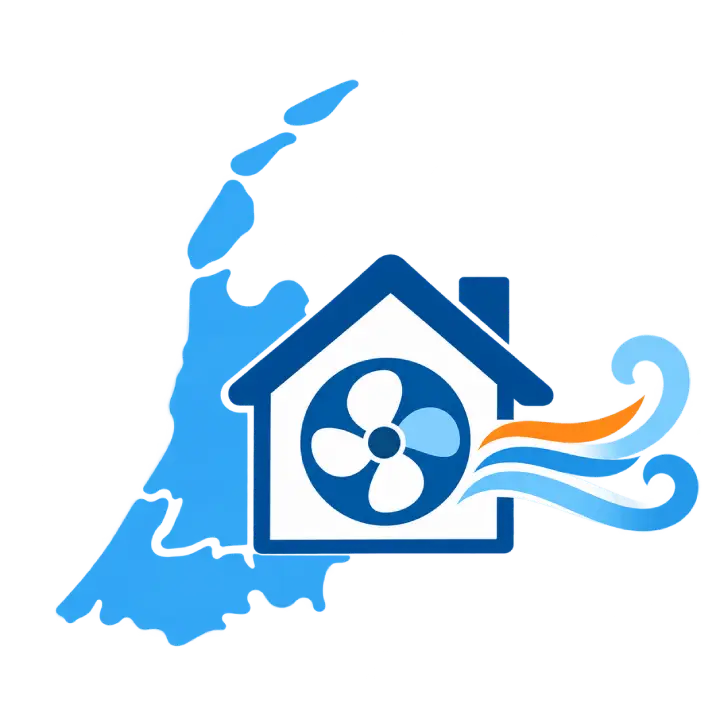 Werkgebied van Ventilatie Noord-Holland